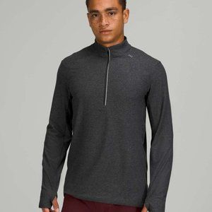 Lululemon Surge Warm Half-Zip Heathered Graphite Grey
